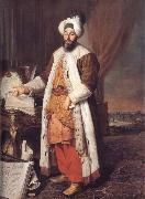 Portrait of the Pasha Mehmed Said,Bey of Rovurelia,Ambassador of Sultan Mahmud i at Versailles, Aved, Jacques-Andre-Joseph